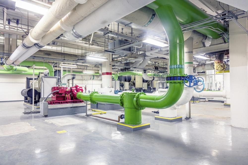 Closed Loop System in Bright Mechanical Room