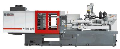 large k-tec 200 that keeps injection molds clean by scrapping
