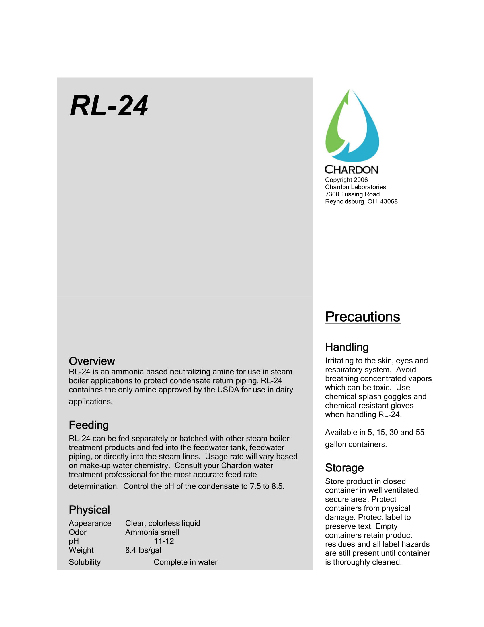 RL-24 Datasheet