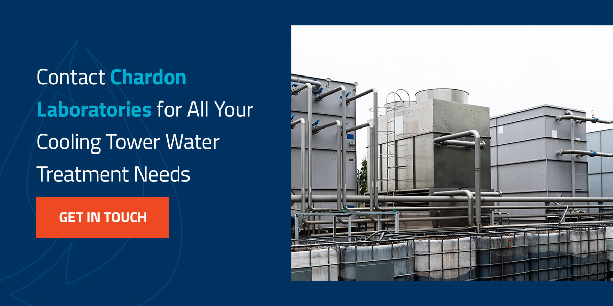Contact Chardon Laboratories for All Your Cooling Tower Water Treatment Needs