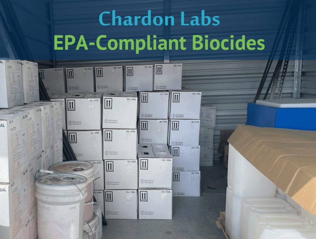 Chardon Labs EPA-Compliant Biocides.