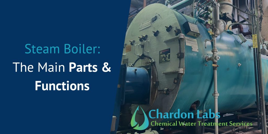 An overview of the main steam boiler parts and functions.