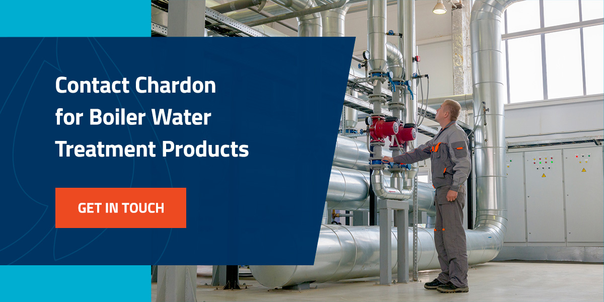 Contact Chardon for Boiler Water Treatment Products