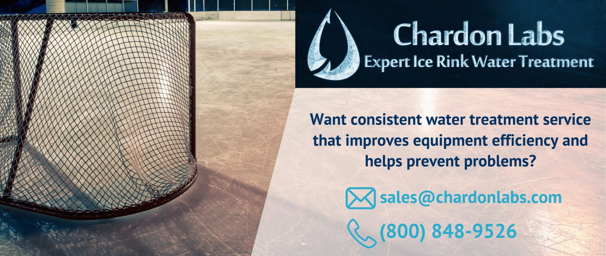 Ice Rink Water Treatment Solutions | Chardon Labs