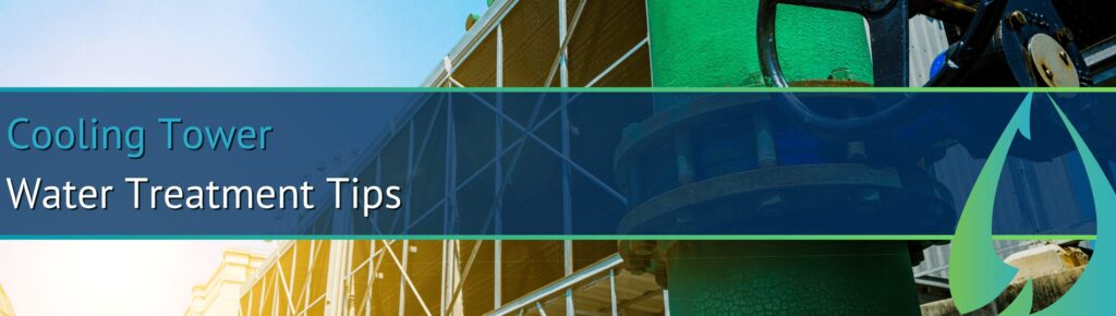 Cooling tower at sunset.